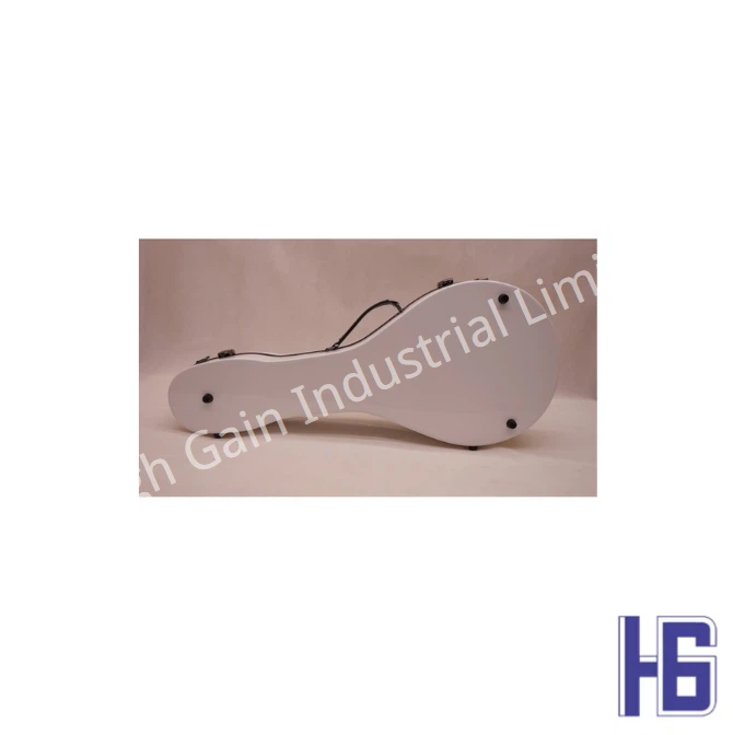 Mandolin White A-Shaped Carbon Fiber Case